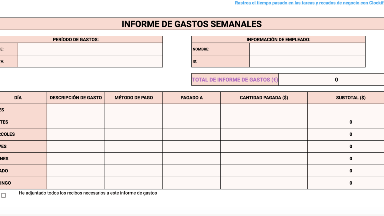 beneficios de trackear gastos semanalmente