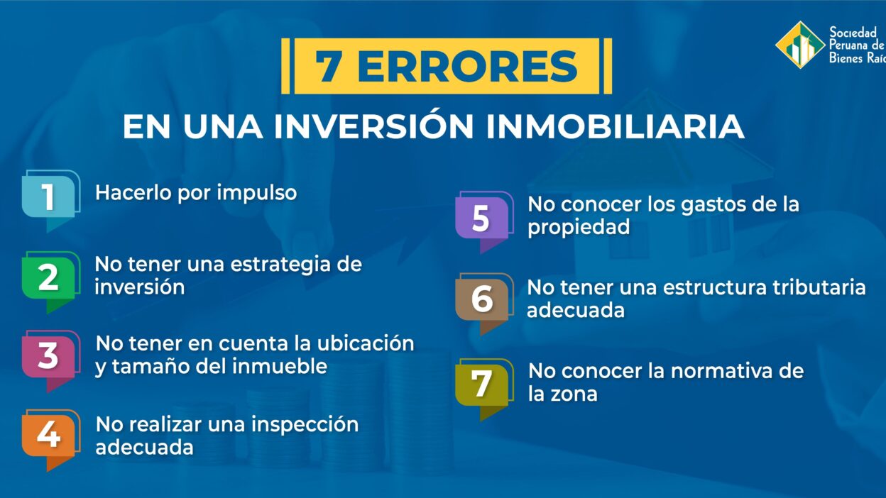 errores comunes en la inversion inmobiliaria