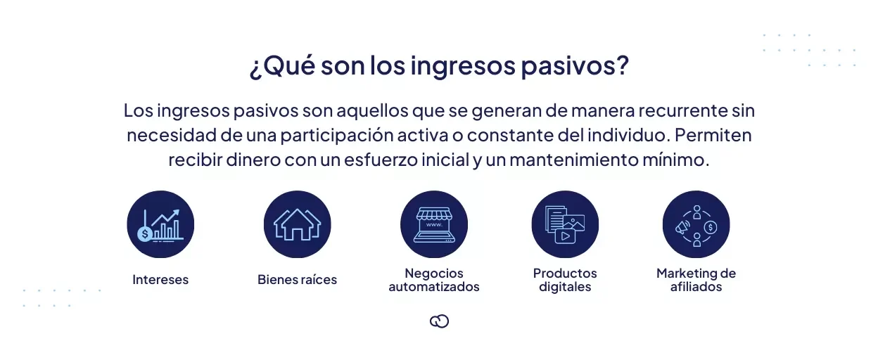 opciones de ingresos pasivos con minimo esfuerzo